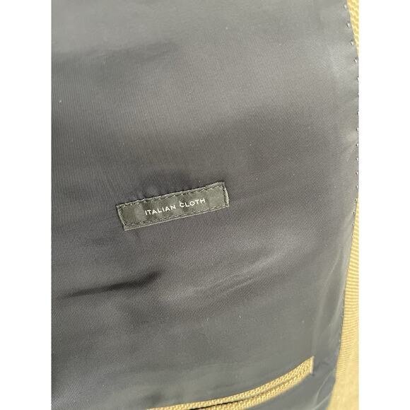 J Crew Ludlow Blazer Tan Linen Cotton Blend Size 42R - Picture 11 of 12